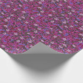 Üppiges Frosting-Rosengarten-Geschenkpapier Geschenkpapier (Ecke)