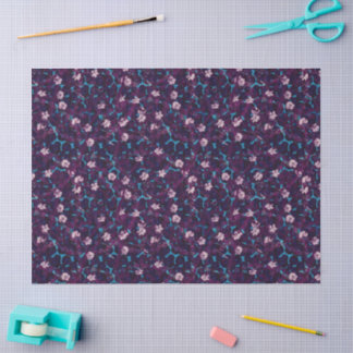 Üppiges Frosting-Rosengarten-Geschenkpapier Seidenpapier