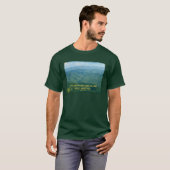 Üppiges grünes rauchiges Mtns /Mtns Nennen! T-Shirt (Vorne ganz)
