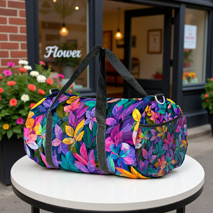 Üppiges tropisches Blattwerk Duffle Bag
