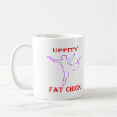 Uppity Fat Chick Kaffeetasse (Links)