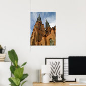 Uppsala-Kathedrale Print Poster (Heimbüro)