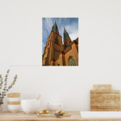 Uppsala-Kathedrale Print Poster (Küche)