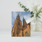 Uppsala Kathedrale Schweden Postkarte (Stehend Vorderseite)