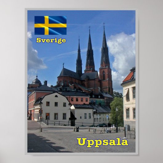 Uppsala - Schweden - Poster (Vorne)