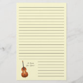 Upright Bass Musician Music Teacher Jazz Band Briefpapier (Rückseite)