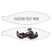 Upright Black Wild Hord Custom Text Basketball (Panele)