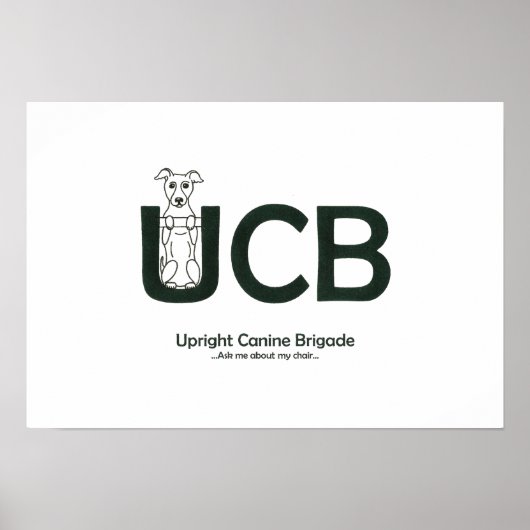 Upright Canine Brigade Poster (Vorne)