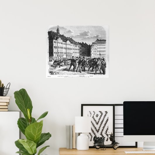 Uprising in Dresden Poster (Heimbüro)