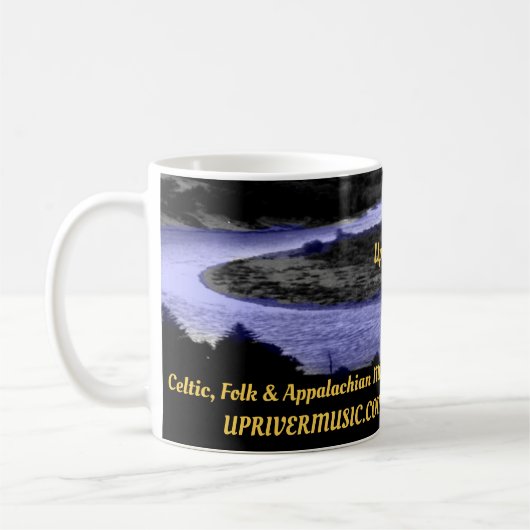Upriver Musik-Kaffee-Tasse Kaffeetasse (Links)