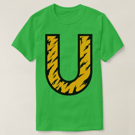 Uproar Buchstaben U 1 T-Shirt (Design vorne)