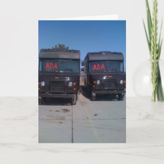 ups Fahrerruhestandskarte und -einladung Einladung (Vorderseite)