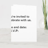 ups Fahrerruhestandskarte und -einladung Einladung (Rückseite)