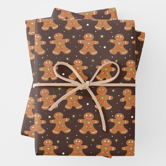 UPS Gingerbrot Geschenkpapier Set (Beispiel)