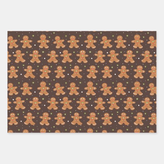 UPS Gingerbrot Geschenkpapier Set (Vorderseite)