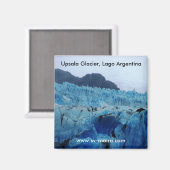 Upsala Glacier, Lago Argentina Magnet (Vorderseite/Rückseite)