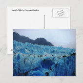 Upsala Glacier, Lago Argentina Postkarte (Vorne/Hinten)