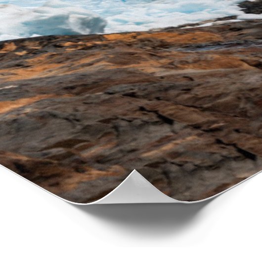 Upsala Glacier Poster (Ecke)