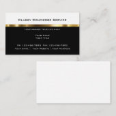 Upscale Concierge Businesscards Visitenkarte (Vorne/Hinten)