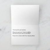 Upscale Dankeschön Karten (Innenseite)