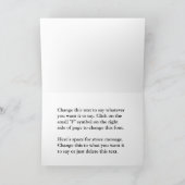 Upscale Elegant Thank You Cards Dankeskarte (Innenseite)