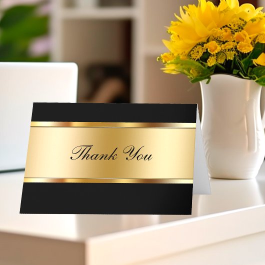 Upscale Elegant Thank You Cards Dankeskarte
