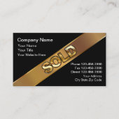 Upscale Real Anwesen Business Cards Visitenkarte (Vorderseite)
