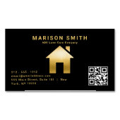 Upscale Real Estate Design Magnetic Magnetische Visitenkarte (Vorderseite)