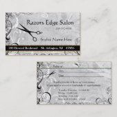 Upscale Salon blüht Verabredungs-Geschäfts-Karte Terminkarte (Vorne/Hinten)