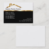 Upscale wirkliche visitenkarte (Vorne/Hinten)