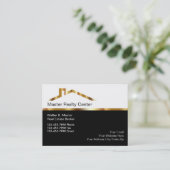 Upscale wirkliche visitenkarte (Stehend Vorderseite)