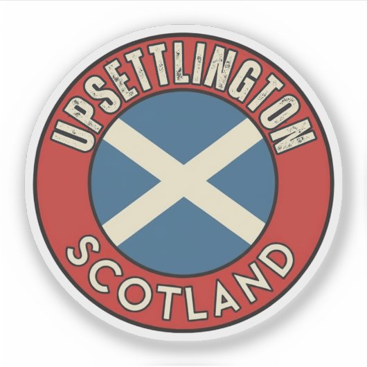 Upsettlington, Schottland Aufkleber (Vorderseite)