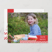 Upsherin Birthday Invite Einladungspostkarte (Vorne/Hinten)