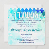 Upsherin First Haircut Jüdischer Junge 3. Geburtst Einladung (Vorderseite)