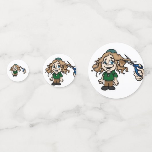 Upsherin Party Supplies Decor Konfetti (Rückseiten)