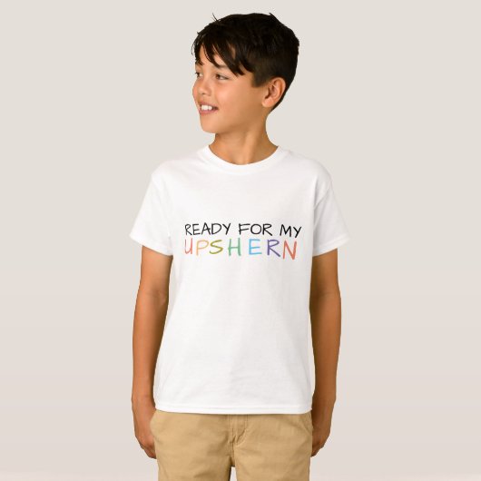 Upshern Upshernish Upsherin Hemd T-Shirt (Vorne ganz)