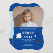 Upsherner oder Upsherin First Hair Cut Celebration Einladung (Vorne/Hinten)