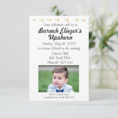 Upshernish Einladung Upshern Upsherin Einladungen (Stehend Vorderseite)