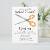 Upshernish Einladung Upshern Upsherin Einladungen (Stehend Vorderseite)