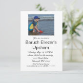 Upshernish Einladung Upshern Upsherin Einladungen (Stehend Vorderseite)