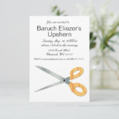 Upshernish Einladung Upshern Upsherin Einladungen (Stehend Vorderseite)