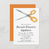 Upshernish Einladung Upshern Upsherin Einladungen (Vorne/Hinten)