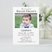 Upshernish Einladung Upshern Upsherin Einladungen (Stehend Vorderseite)