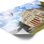 Upshur Landkreis Courthouse, Gilmer, Texas Poster (Ecke)