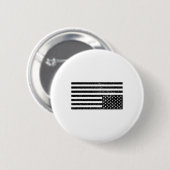 Upside Down American Flag  Button (Vorne & Hinten)
