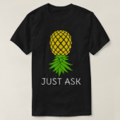 Upside Down Ananas Shirt Sharing Swinger (Design vorne)