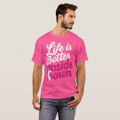 Upside Down Dancing Is Better For Pole Dancers T-Shirt (Vorne ganz)