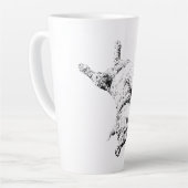 Upside-Down-Freude Milchtasse (Linke Ecke)
