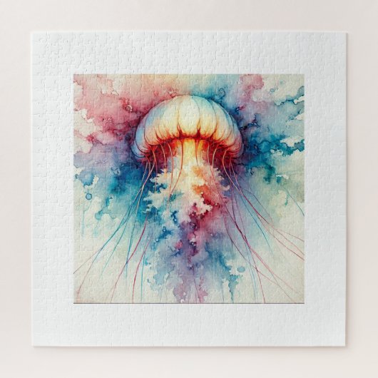 Upside Down Jellyfish 050824AREF123 - Watercolor Puzzle (Vertikal)