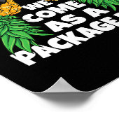 Upside Down Pineaple Swinger Couple Paket Deal Poster (Ecke)